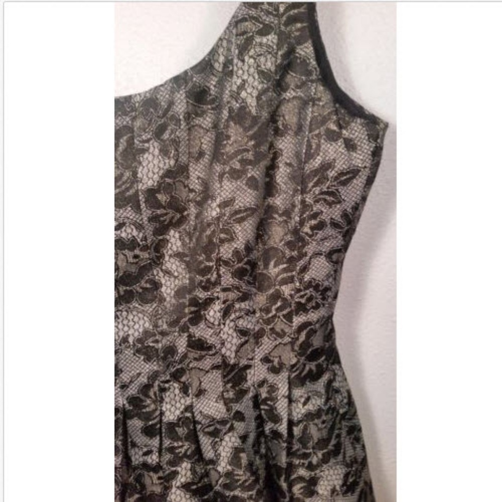Nordstrom London Times Black Gold Metallic Size 10 - Picture 2 of 6